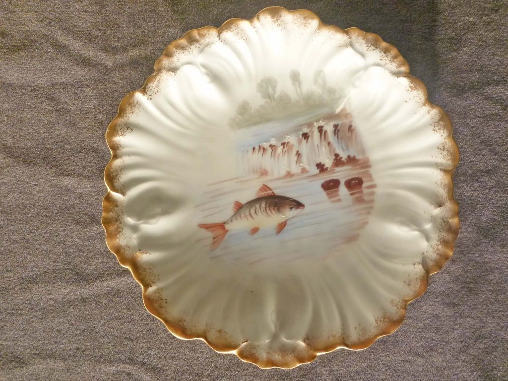 French Limoges Fish Set French Limoges Fish Set
