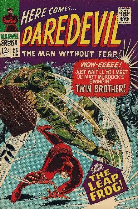 Daredevil #25 Silver Age Comic 1966 VG 1st Leap Frog Daredevil #25 Silver Age Comic 1966 VG 1st Leap Frog