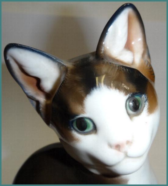 1950's Rosenthal Playful Kitten Hand Painted Karner 1950's Rosenthal Playful Kitten Hand Painted Karner