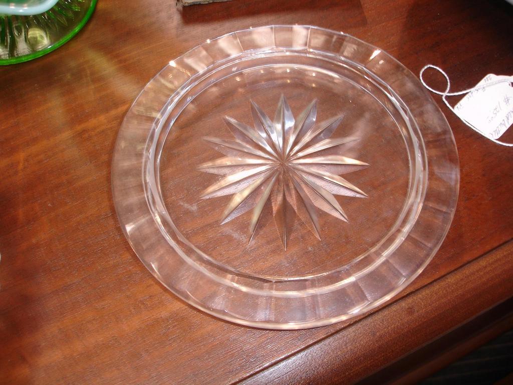 Heavy Cut Crystal Covered Butter Dish Heavy Cut Crystal Covered Butter Dish