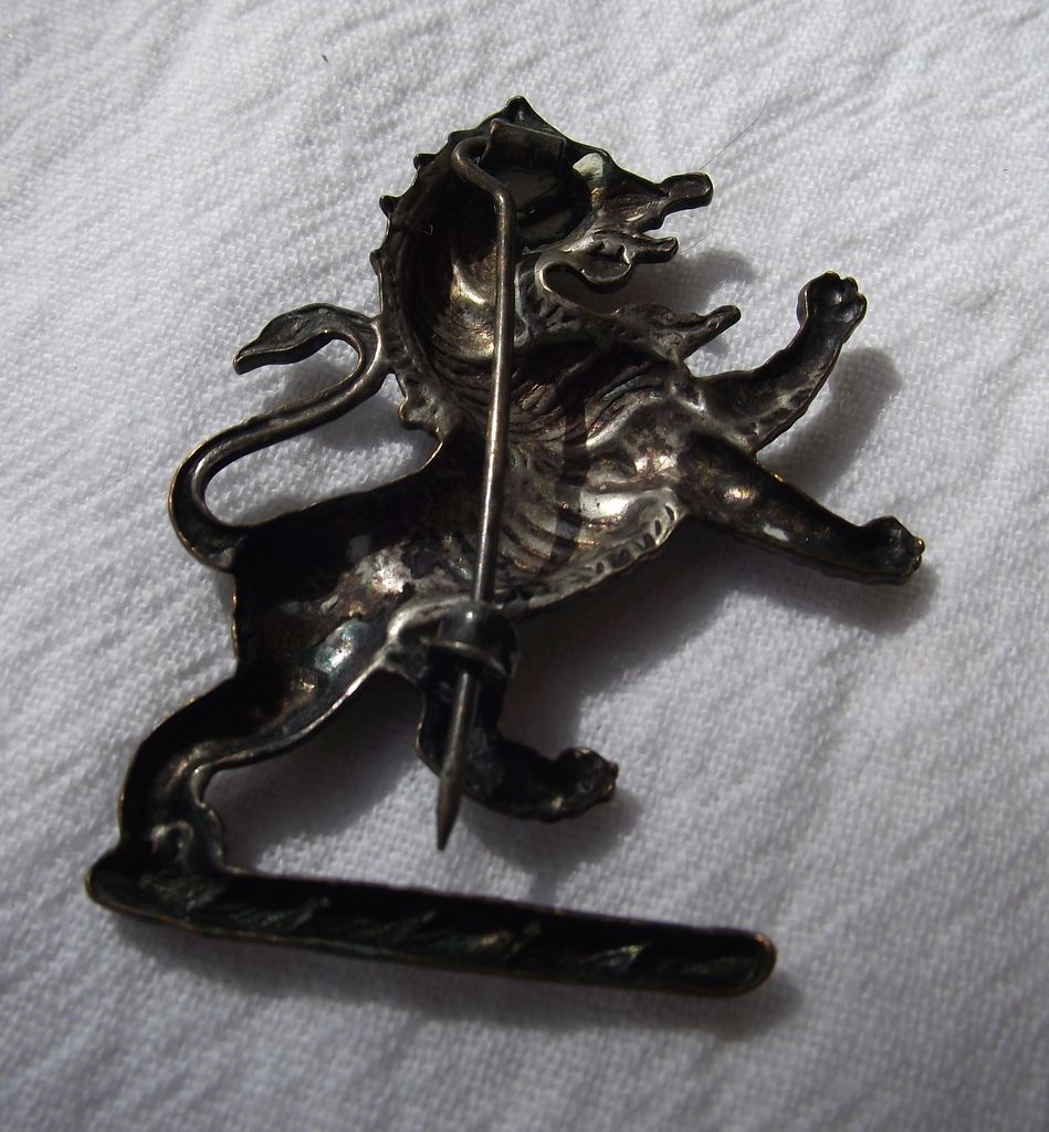 Fabulous Turn Of The Century RAMPART Lion Brooch! Fabulous Turn Of The Century RAMPART Lion Brooch!
