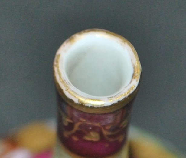 Miniature Royal Vienna Posey Vase, late 19th Century Miniature Royal Vienna Posey Vase, late 19th Century