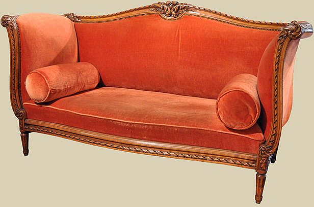Lovey French Walnut Sofa Lovey French Walnut Sofa