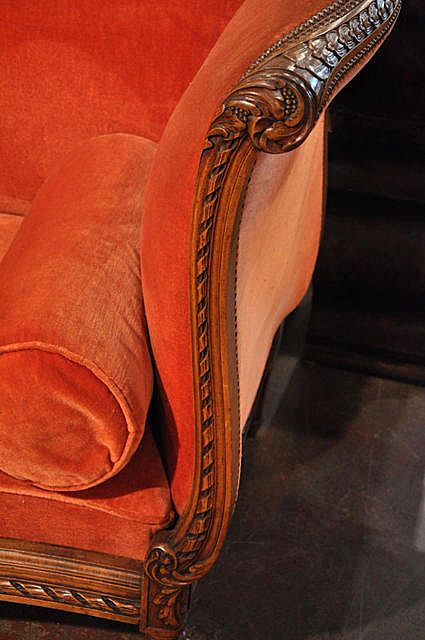 Lovey French Walnut Sofa Lovey French Walnut Sofa