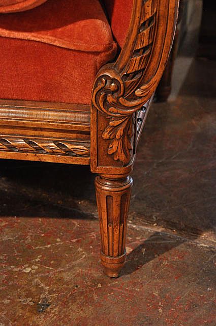 Lovey French Walnut Sofa Lovey French Walnut Sofa