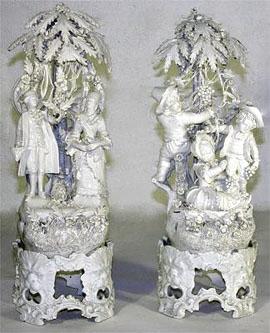 Exceptional Pair of Capo di Monte Porcelain Figures Exceptional Pair of Capo di Monte Porcelain Figures