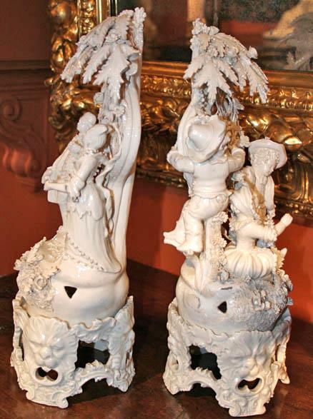 Exceptional Pair of Capo di Monte Porcelain Figures Exceptional Pair of Capo di Monte Porcelain Figures