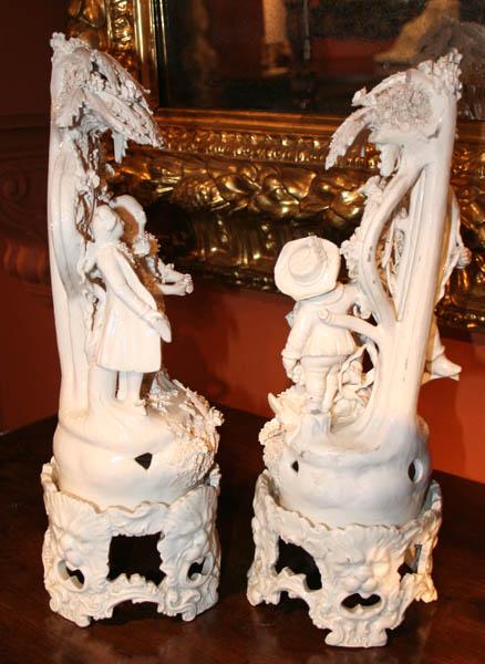 Exceptional Pair of Capo di Monte Porcelain Figures Exceptional Pair of Capo di Monte Porcelain Figures