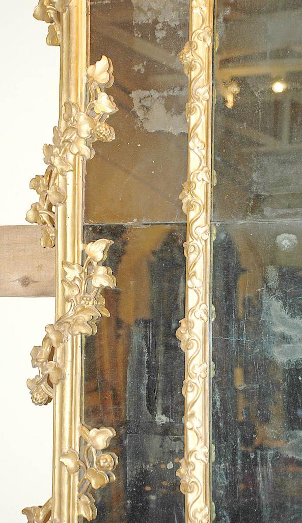 Large Gilt Mirror, Genoa, Italy Large Gilt Mirror, Genoa, Italy