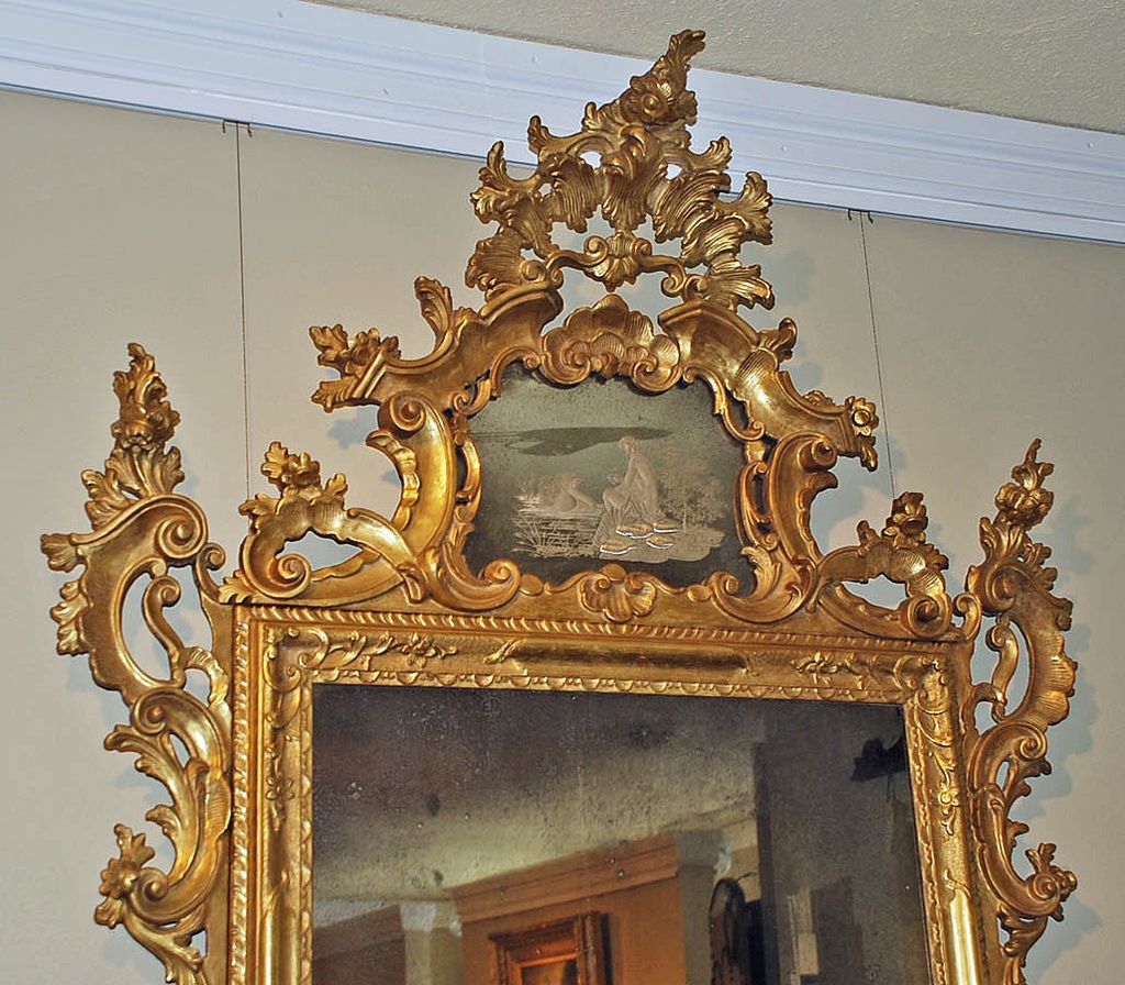 Pair of Italian Gilt Mirrors Pair of Italian Gilt Mirrors