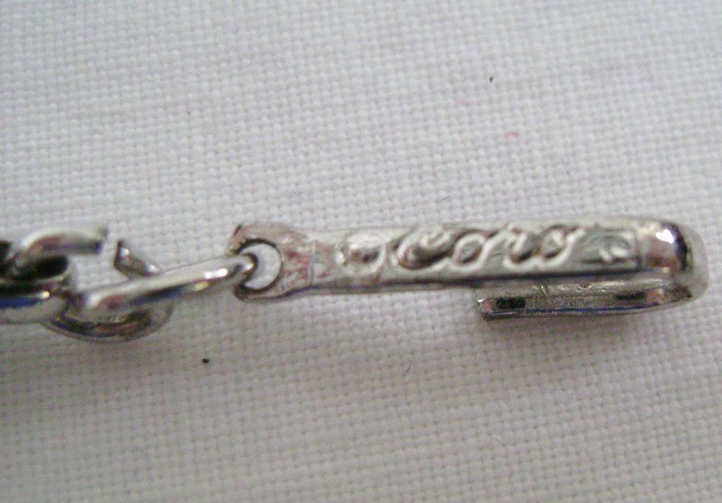 Vintage CORO Pink Rhinestone Silver Tone Choker Vintage CORO Pink Rhinestone Silver Tone Choker