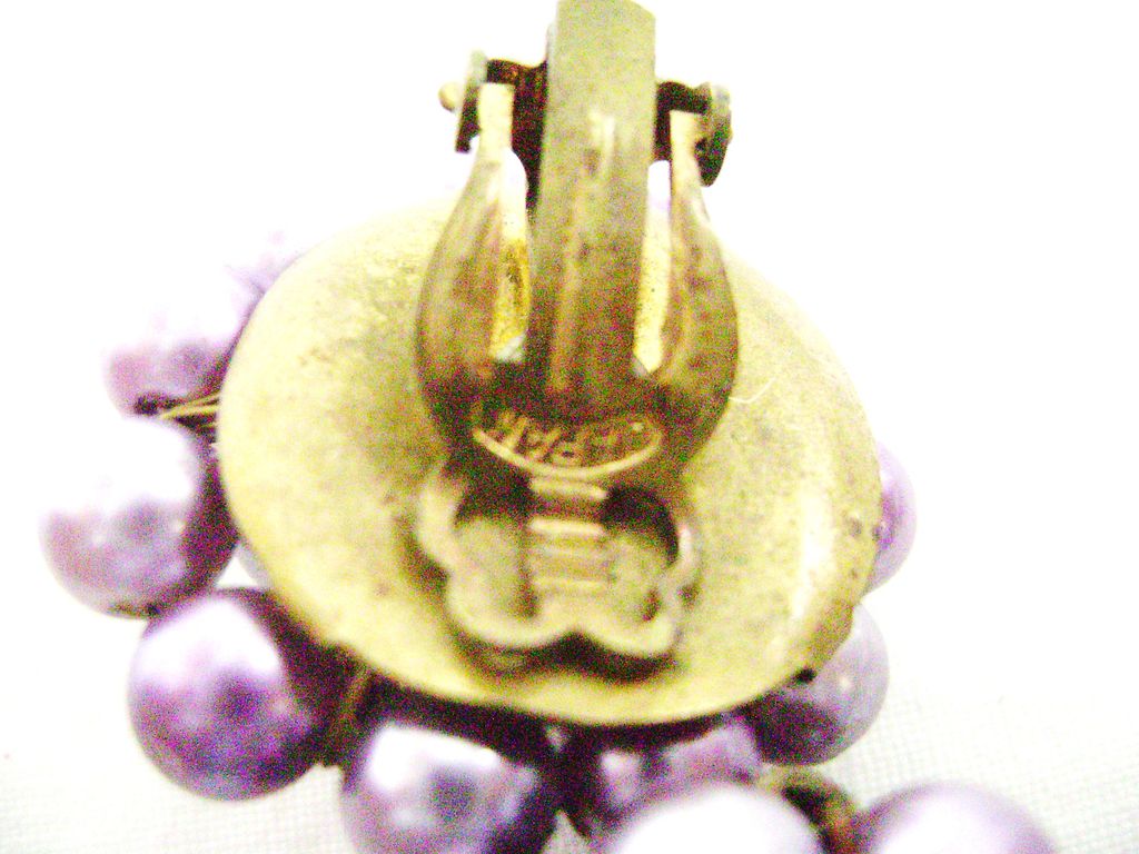 Deep Purples Glass Multistrand from Japan w/Cluster Clips Deep Purples Glass Multistrand from Japan w/Cluster Clips