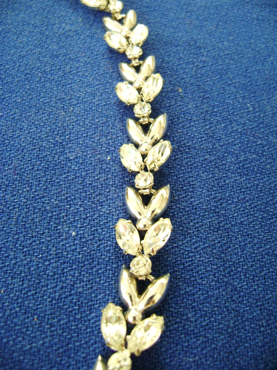 Silver Tone Vintage KREMENTZ Rhinestone Choker Silver Tone Vintage KREMENTZ Rhinestone Choker