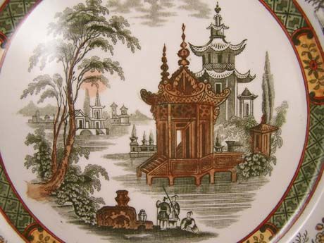 DOULTON BURSLEM Vintage Madras Polychrome Plate DOULTON BURSLEM Vintage Madras Polychrome Plate