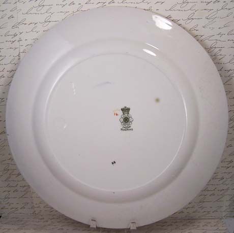 DOULTON BURSLEM Vintage Madras Polychrome Plate DOULTON BURSLEM Vintage Madras Polychrome Plate