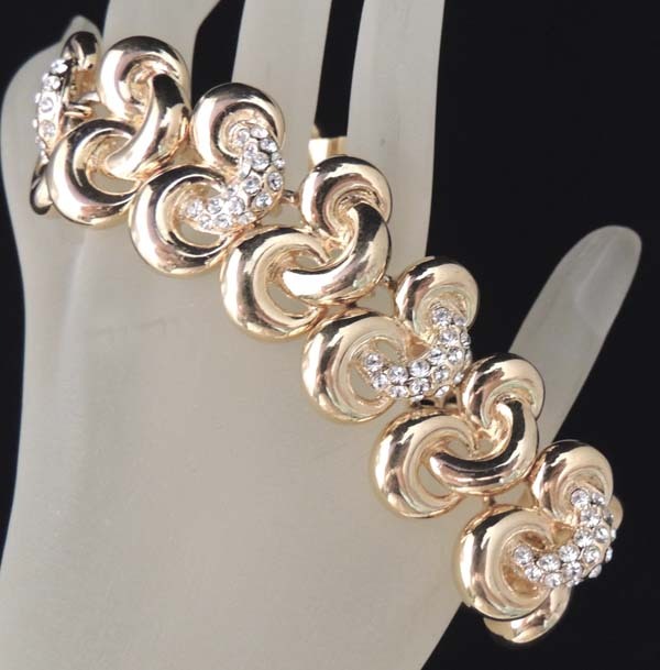 NOLAN MILLER Vintage Rhinestone Bracelet - Signed NOLAN MILLER Vintage Rhinestone Bracelet - Signed