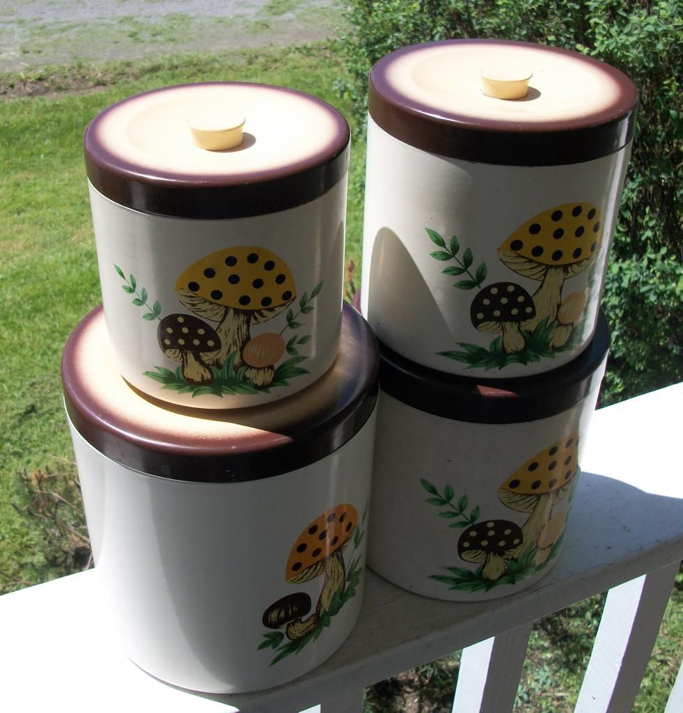Merry Mushroom Canister Set, Japan Merry Mushroom Canister Set, Japan
