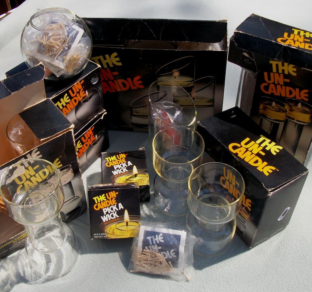 6 Boxes of Pyrex The Un Candle, Floating Candle, New In Boxes 6 Boxes of Pyrex The Un Candle, Floating Candle, New In Boxes