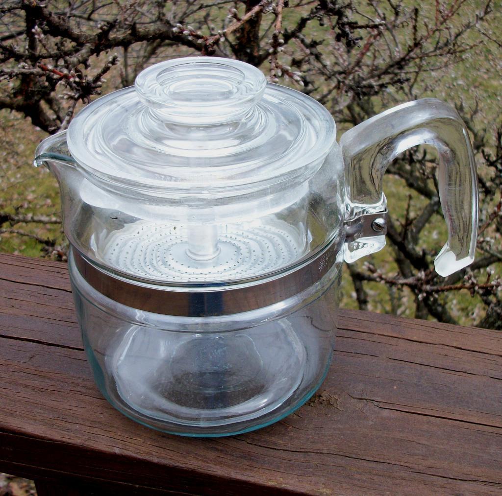 Vintage Pyrex Flameware 4 Cup Percolator Vintage Pyrex Flameware 4 Cup Percolator