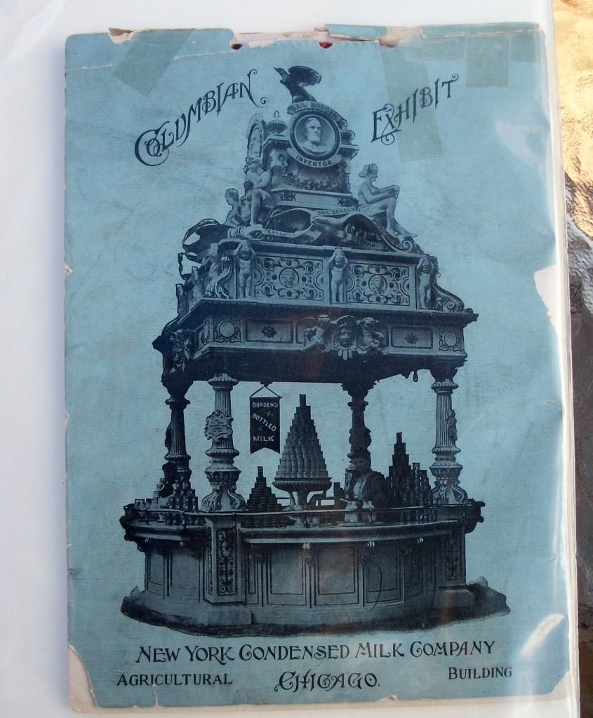 1893 Columbian Exhibition, NY Condensed Milk Co. Borden Book 1893 Columbian Exhibition, NY Condensed Milk Co. Borden Book