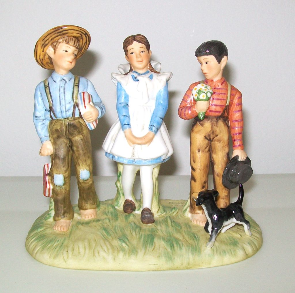 Gorham Fine Bone China Figurine - Norman Rockwell's "Spring - Young Man's Fancy" - Original Box Gorham Fine Bone China Figurine - Norman Rockwell's "Spring - Young Man's Fancy" - Original Box