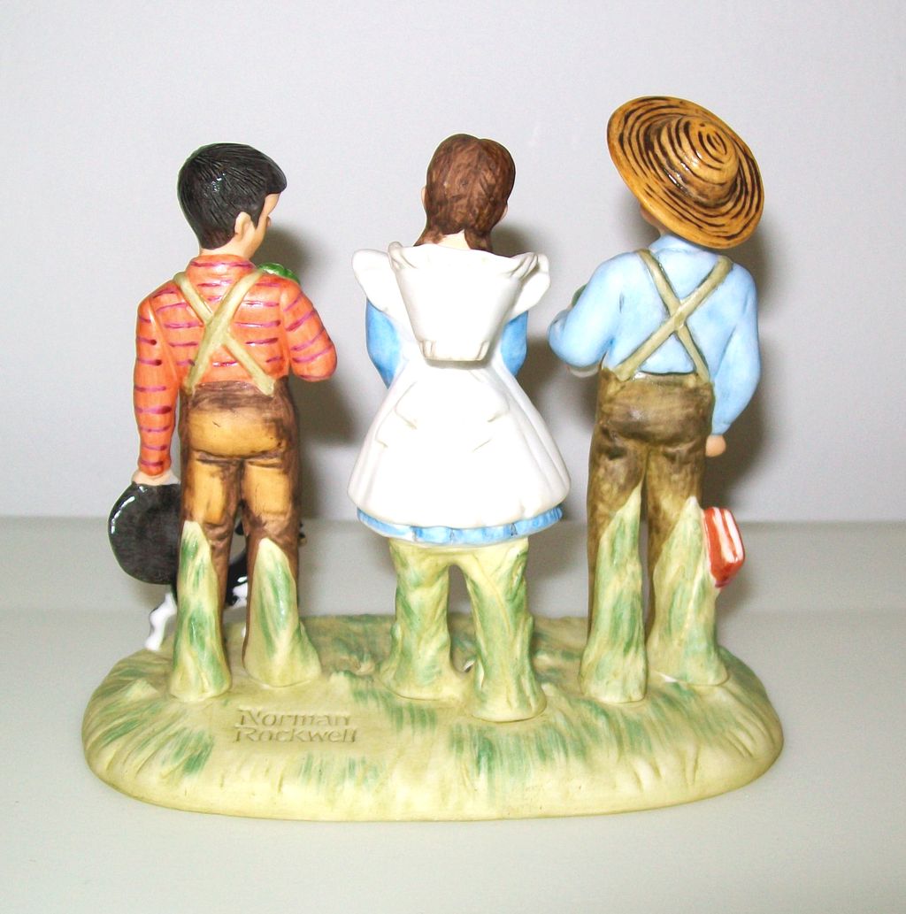 Gorham Fine Bone China Figurine - Norman Rockwell's "Spring - Young Man's Fancy" - Original Box Gorham Fine Bone China Figurine - Norman Rockwell's "Spring - Young Man's Fancy" - Original Box