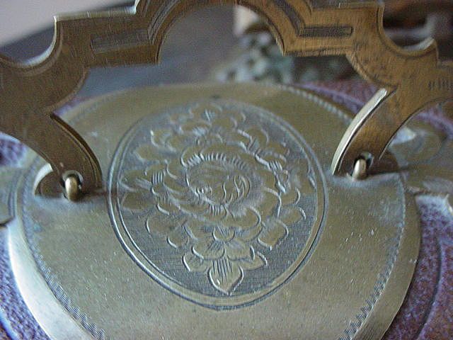 Antique Leather & Brass Perfume Scent Decanter Case Tantalus Antique Leather & Brass Perfume Scent Decanter Case Tantalus