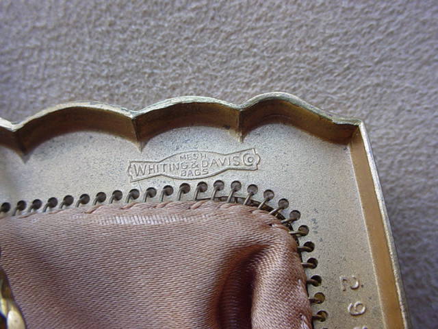 Vintage Whiting & Davis Gold Tone Metal Mesh Purse Vintage Whiting & Davis Gold Tone Metal Mesh Purse