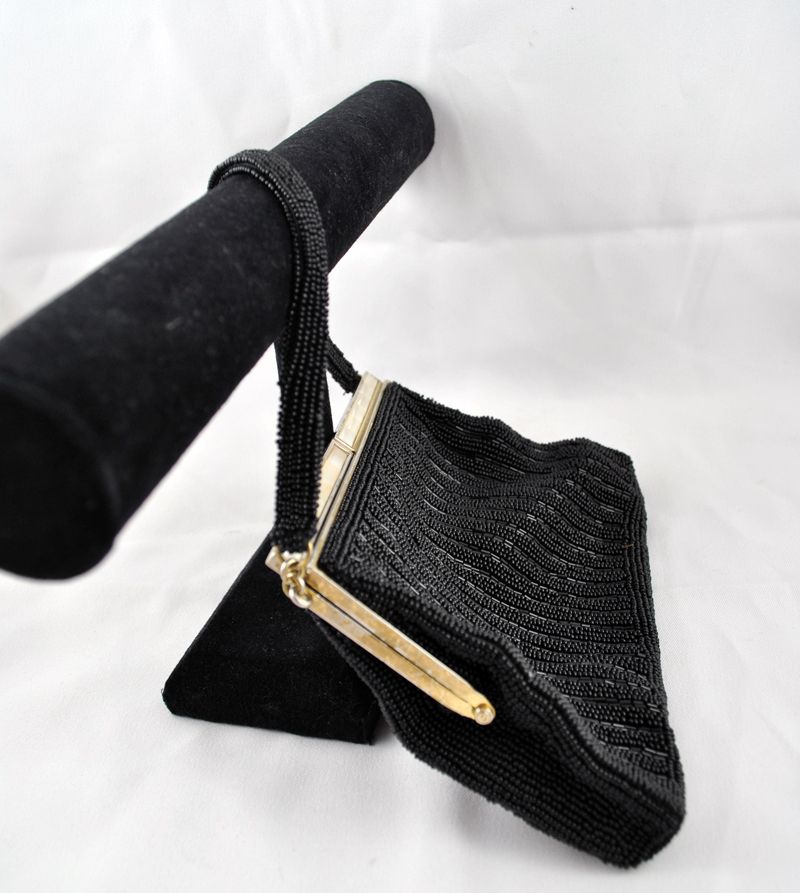 1950 1950s Vintage Designer Hand BeadedJ osef Made in Japan Bag J 1950 1950s Vintage Designer Hand BeadedJ osef Made in Japan Bag J