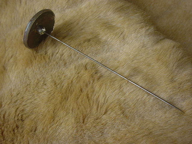 Victorian Art Glass Hatpin Victorian Art Glass Hatpin