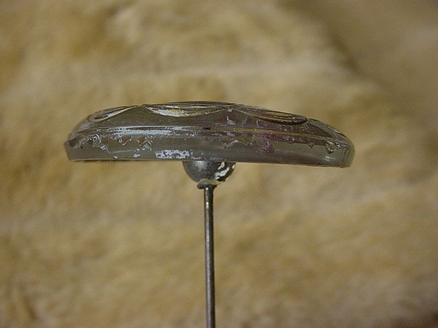 Victorian Art Glass Hatpin Victorian Art Glass Hatpin