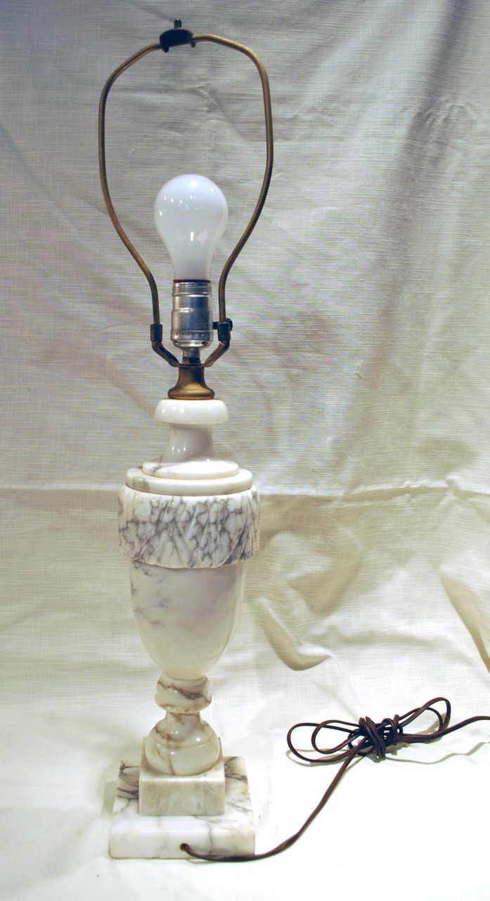 FREE SHIPPING 1950's 1950s Classic White Marble Table Lamp Shabby Chic Paris Apartment Home Decor FREE SHIPPING 1950's 1950s Classic White Marble Table Lamp Shabby Chic Paris Apartment Home Decor