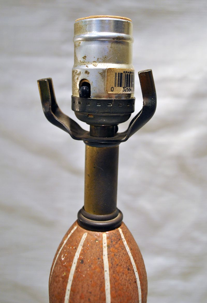 FREE SHIPPING 1960's 1960s Mid Century Modern Coral Colored Tall Abstract Pottery Table Lamp Home Decor FREE SHIPPING 1960's 1960s Mid Century Modern Coral Colored Tall Abstract Pottery Table Lamp Home Decor