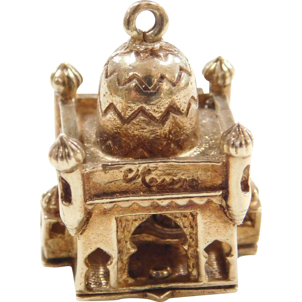 Vintage Freeport Casino Charm 10K Gold, OPENS Vintage Freeport Casino Charm 10K Gold, OPENS