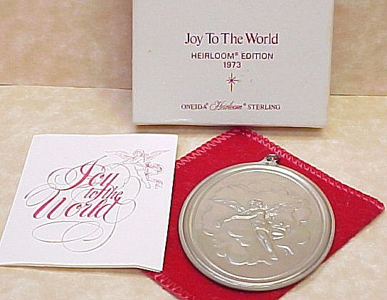 Vintage Sterling Silver Ornament 1973 ONEIDA ~ Keepsake Vintage Sterling Silver Ornament 1973 ONEIDA ~ Keepsake