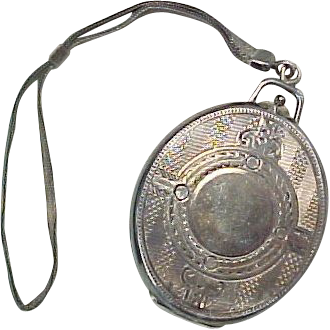 Elgin America Wristlet Compact Sterling Silver Elgin America Wristlet Compact Sterling Silver