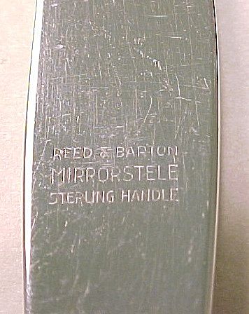 Estate Reed & Barton 1907 Francis 1 Hollow Handle Butter Spreader Estate Reed & Barton 1907 Francis 1 Hollow Handle Butter Spreader