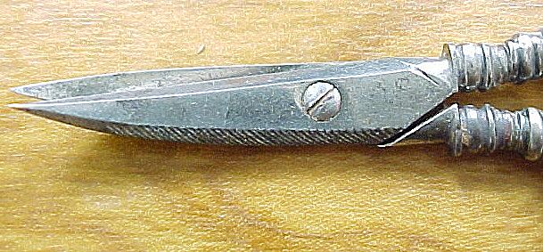 Vintage Sterling Silver Art Nouveau Cuticle Scissors. Vintage Sterling Silver Art Nouveau Cuticle Scissors.