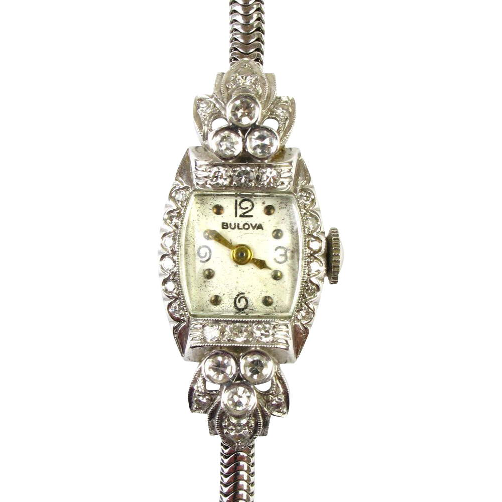 14k bulova ladies watch