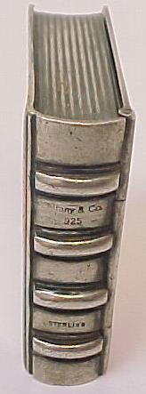 Antique Sterling Silver Tiffany & Co Keepsake BOOK Box ca 1892 Antique Sterling Silver Tiffany & Co Keepsake BOOK Box ca 1892