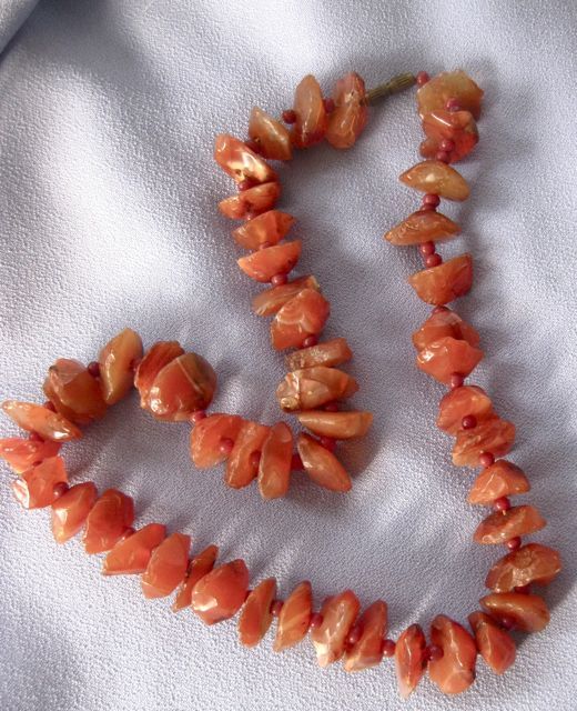 Chunky CARNELIAN Nugget Necklace Chunky CARNELIAN Nugget Necklace