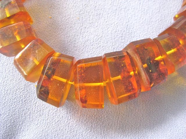 Vintage Chunky Long Baltic AMBER Necklace - 32" Vintage Chunky Long Baltic AMBER Necklace - 32"