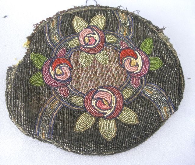 Antique Hand Beaded Purse Antique Hand Beaded Purse