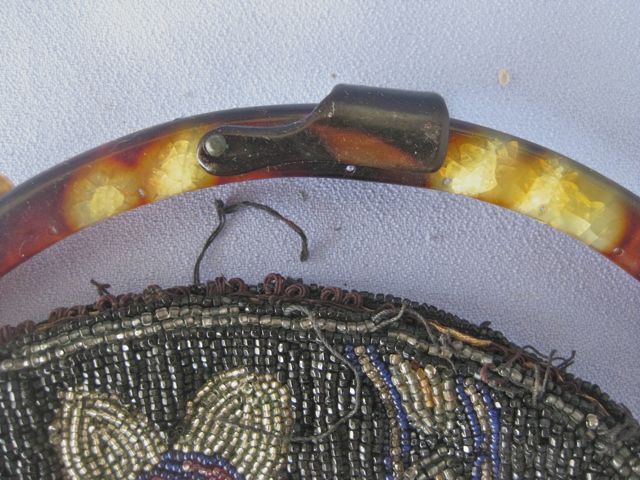 Antique Hand Beaded Purse Antique Hand Beaded Purse