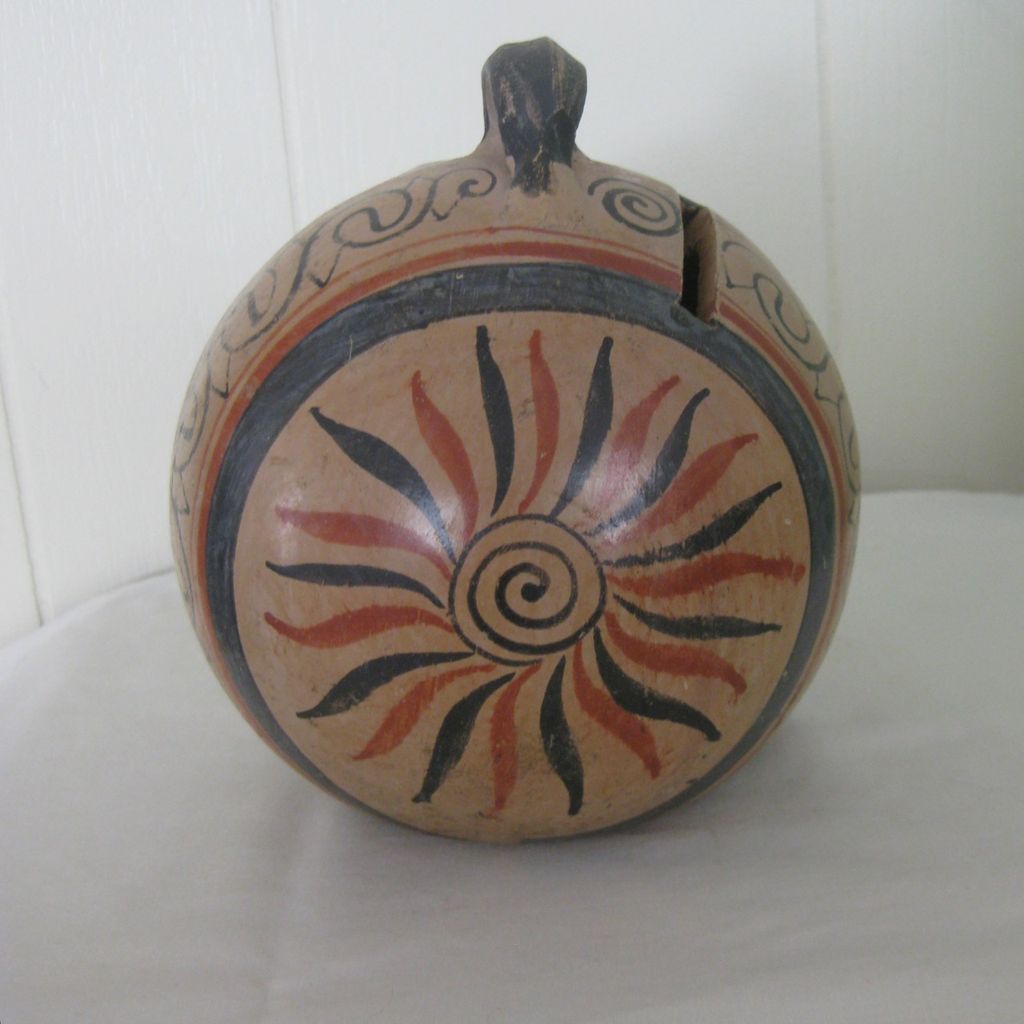 Old Mexican Tonala FACE Pottery Bank Old Mexican Tonala FACE Pottery Bank