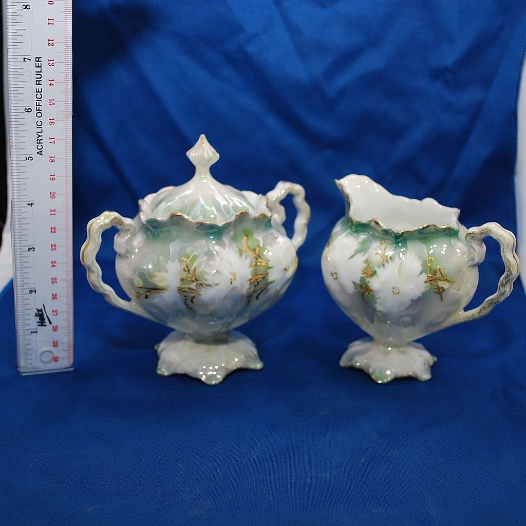 R.S. Prussia sugar and creamer– Royal Vienna mark R.S. Prussia sugar and creamer– Royal Vienna mark