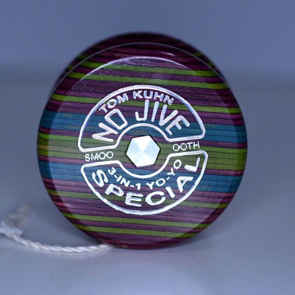 Tom Kuhn No Jive 3IN1 Special Laminate Butterfly YoYo Mint in Box from artfultoysandantiques