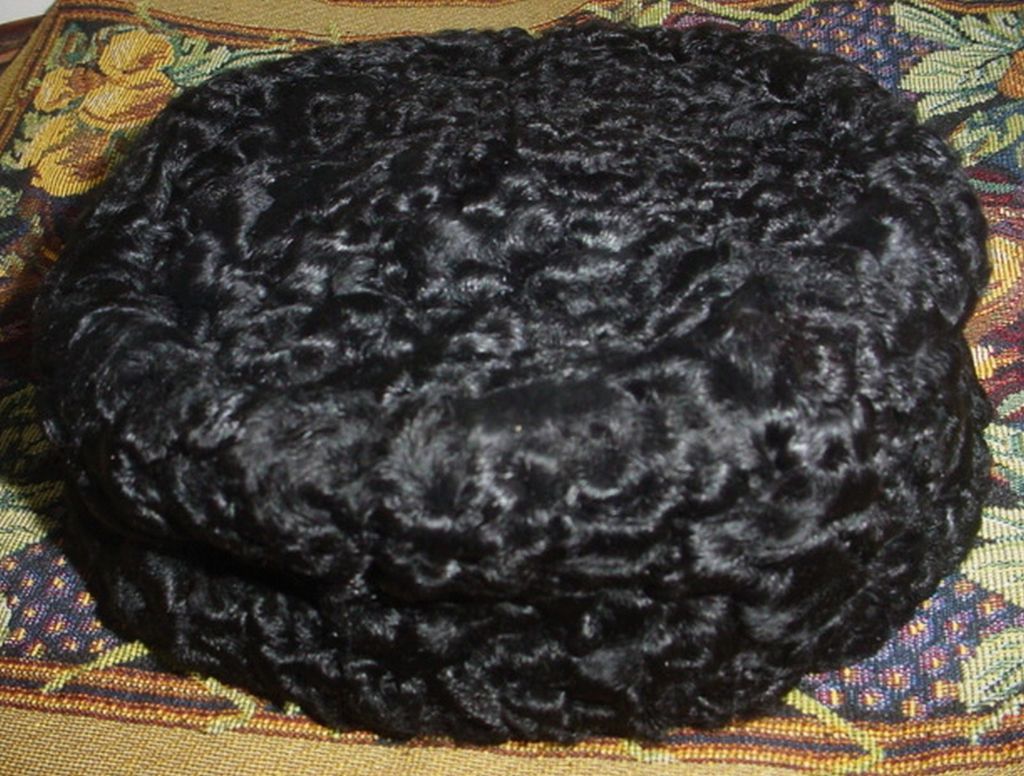 Vintage Pillbox Hat Persian Lamb Vintage Pillbox Hat Persian Lamb