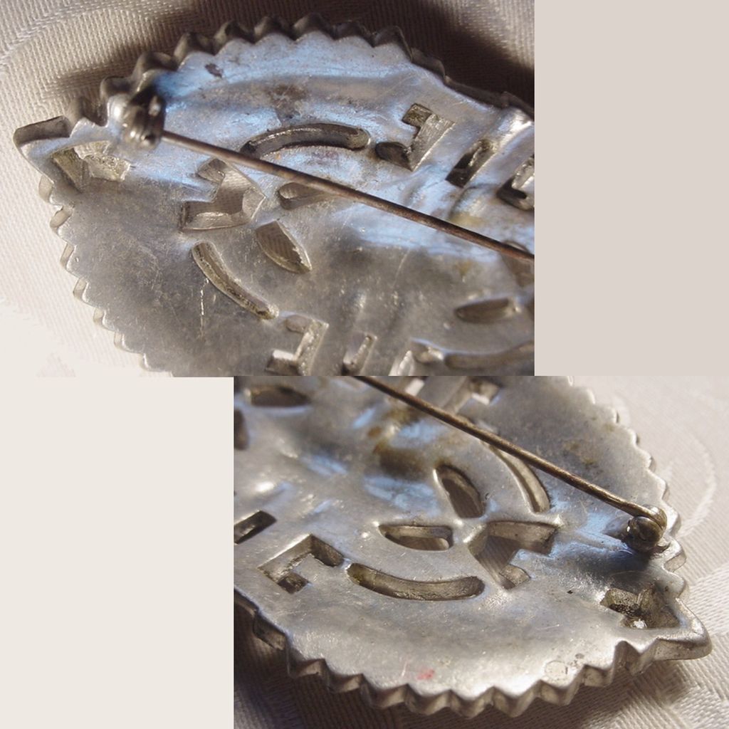 Huge Art Deco Rhinestone Brooch Huge Art Deco Rhinestone Brooch