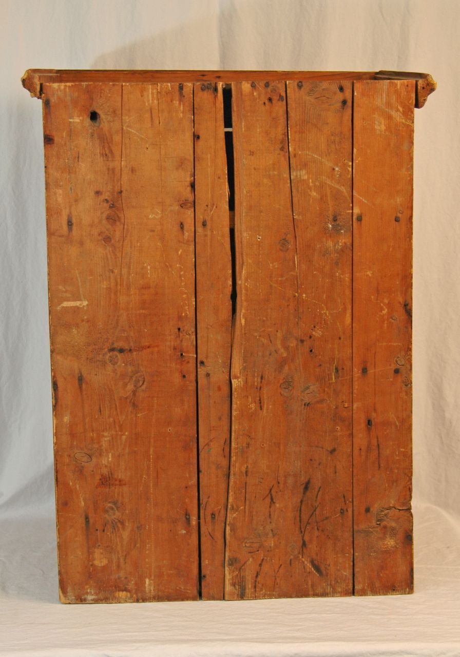 Antique Faux Painted Wall Cabinet Antique Faux Painted Wall Cabinet